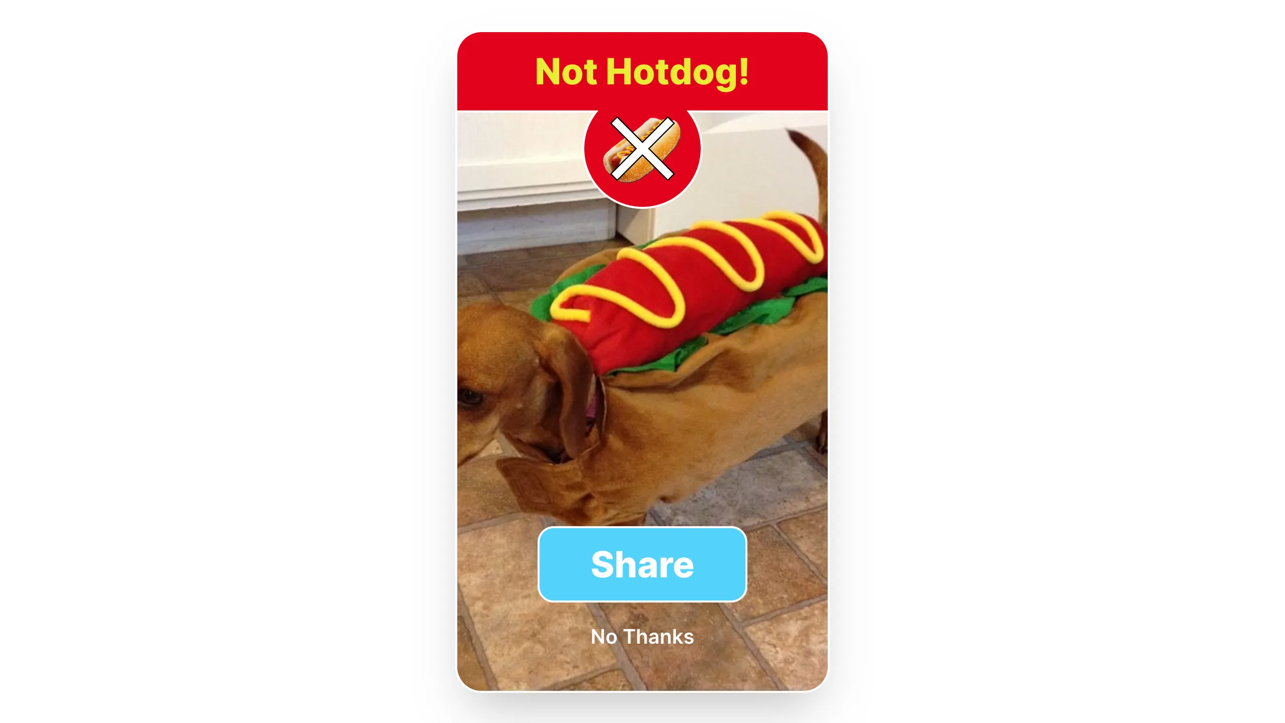 Not Hotdog