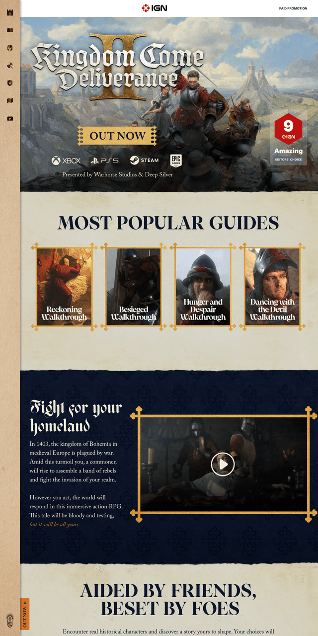 Kingdom Come Deliverence 2